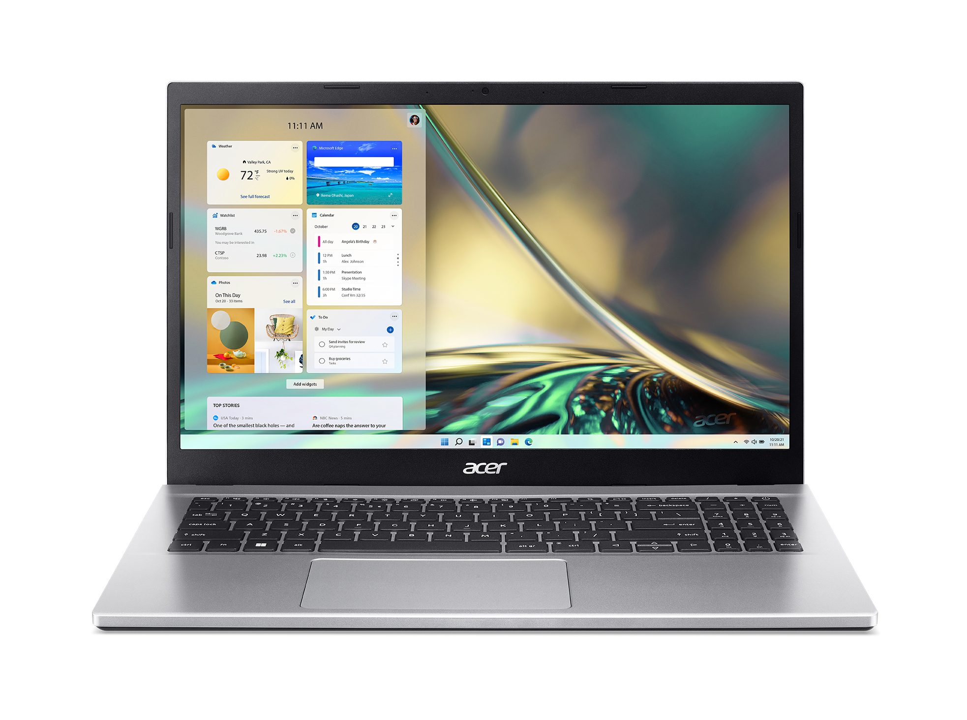 LAPTOP ACER ASPIRE 3 CORE I7-1255U; PANTALLA 15.6 FHD; 8 GB RAM; 512 GB; WIN 11 HOME; 1 Año De Garantía + 1 Año Contra Robo; PLATA –