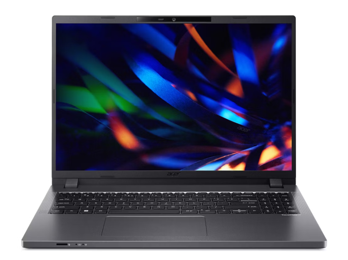 LAPTOP ACER TRAVELMATE P2 CORE I7-1355U; 16 WUXGA IPS; 8GB RAM; 512GB SSD; FINGERPRINT; WIN 11 PRO; 1 AÑO DE GARANTÍA + 1 AÑO CONTRA ROBO; GRIS ACERO –