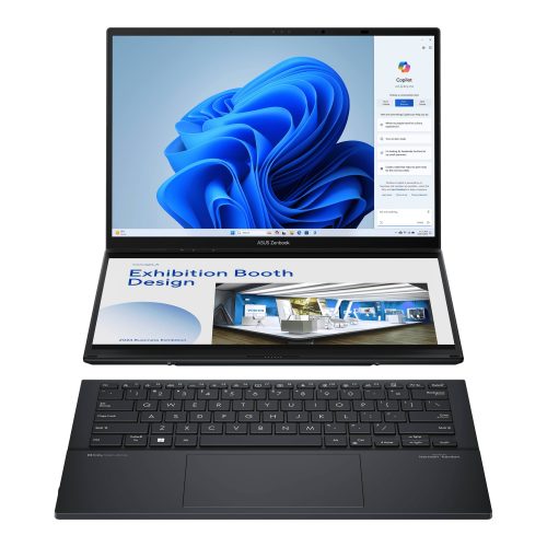ASUS Zenbook Duo Intel Core Ultra 9 285H 32GB – 1TB, WIN11PRO, Intel Arc Intel AI Boost NPU Up To 13TOPS Incluye Funda Y Stylus