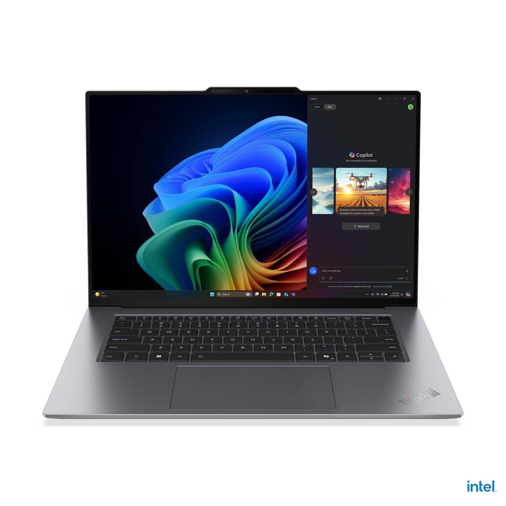 Laptop ThinkPad X9-15 Gen 1 Aura Edition – Pantalla 15.3 Pulgadas 2.8K TOUCH, Intel Core Ultra 7 258V, 32 Gb, 1 TB SSD, Windows 11 Pro, 1 Año De Garantía