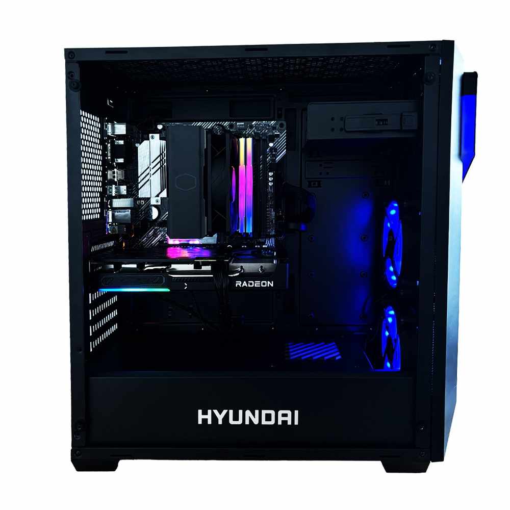 COMPUTADORA DE ESCRITORIO GAMER GAMER HY GAMING PCR7600XG, AMD RYZEN 7 5700X, AMD RADEON RX 9060 XT, 16GB, 1TB SSD, WINDOWS 11 PRUEBA, PCR7600XG