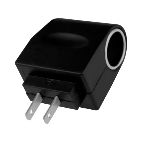SYSCOM PARTS CON-VCIG Convertidor de Corriente de 110, 240 Vca a 12 Vcc, 500 mAh con enchufe para encendedor de cigarrillos.