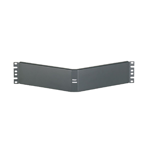 PANDUIT CPAF2BLY Tapa Ciega Para Rack Estándar de 19in, Angulado, de Acero, 2UR, Color Negro