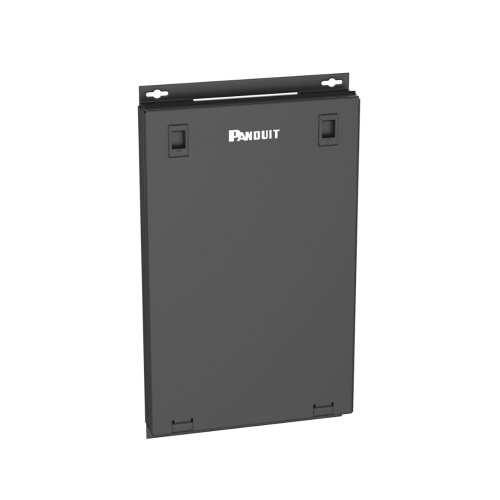 PANDUIT CPB24BL Punto de Consolidación Para 24 Puertos, Con Espacio para 1 UR , Instalación en Piso, Pared o Techo, Fabricado en Acero, Color Negro