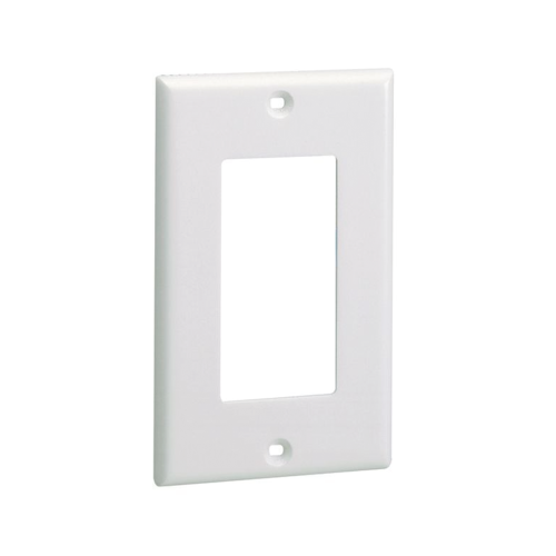 PANDUIT CPGWH Placa de Pared Frontal Estándar GFCI, Material ABS, Color Blanco