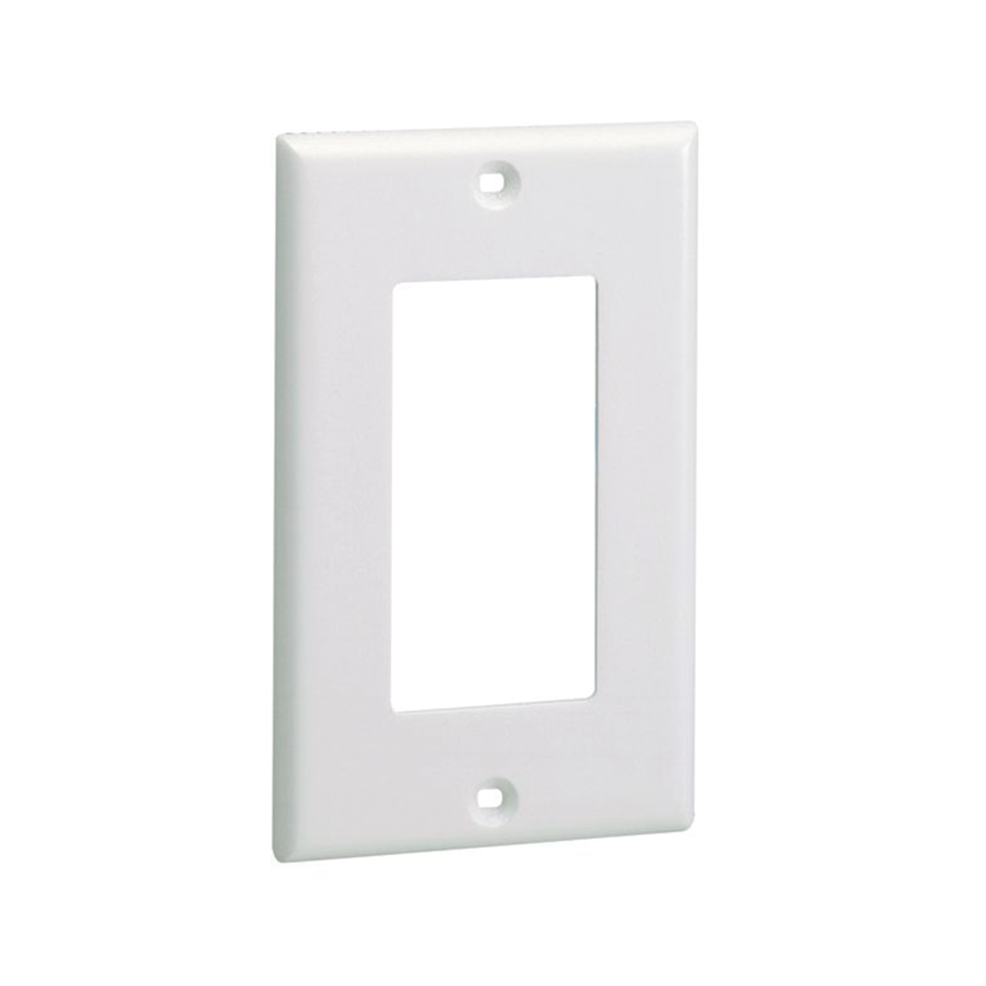 PANDUIT CPGWH Placa de Pared Frontal Estándar GFCI, Material ABS, Color Blanco