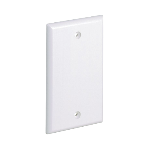 PANDUIT CPNWH Placa de Pared Ciega Universal, Material ABS, Color Blanco