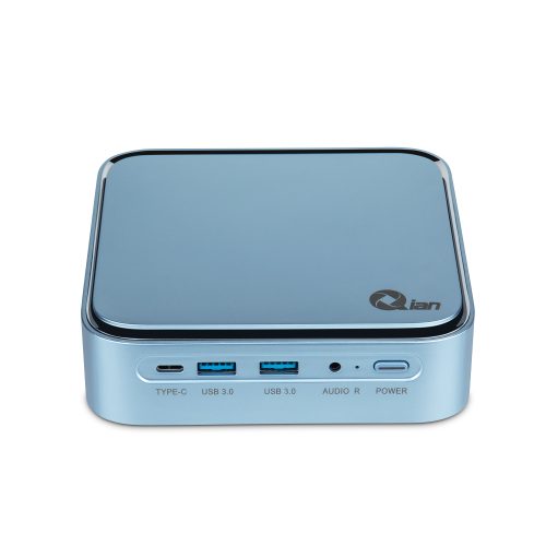 QIAN MINI PC CORE I3 1115G4 – 8GB, 128 GB, WIFI, BT, 4 USB 3.0, 1 TYPE C, HDMI, 3.5MM AUDIO, W11 TRIAL, VESA MOUNT, 1 AÑO DE GARANTIA, QII-11381
