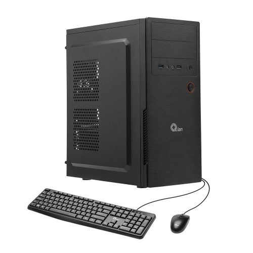QIAN PC OPCA01-01 – RYZEN5 16GB, 512SSD, FUENTE 500W, ATX, DP, HDMI, RJ45, KIT TECLADO Y MOUSE, WIN11H TRIAL, MOD. QPA-OPCA01-01