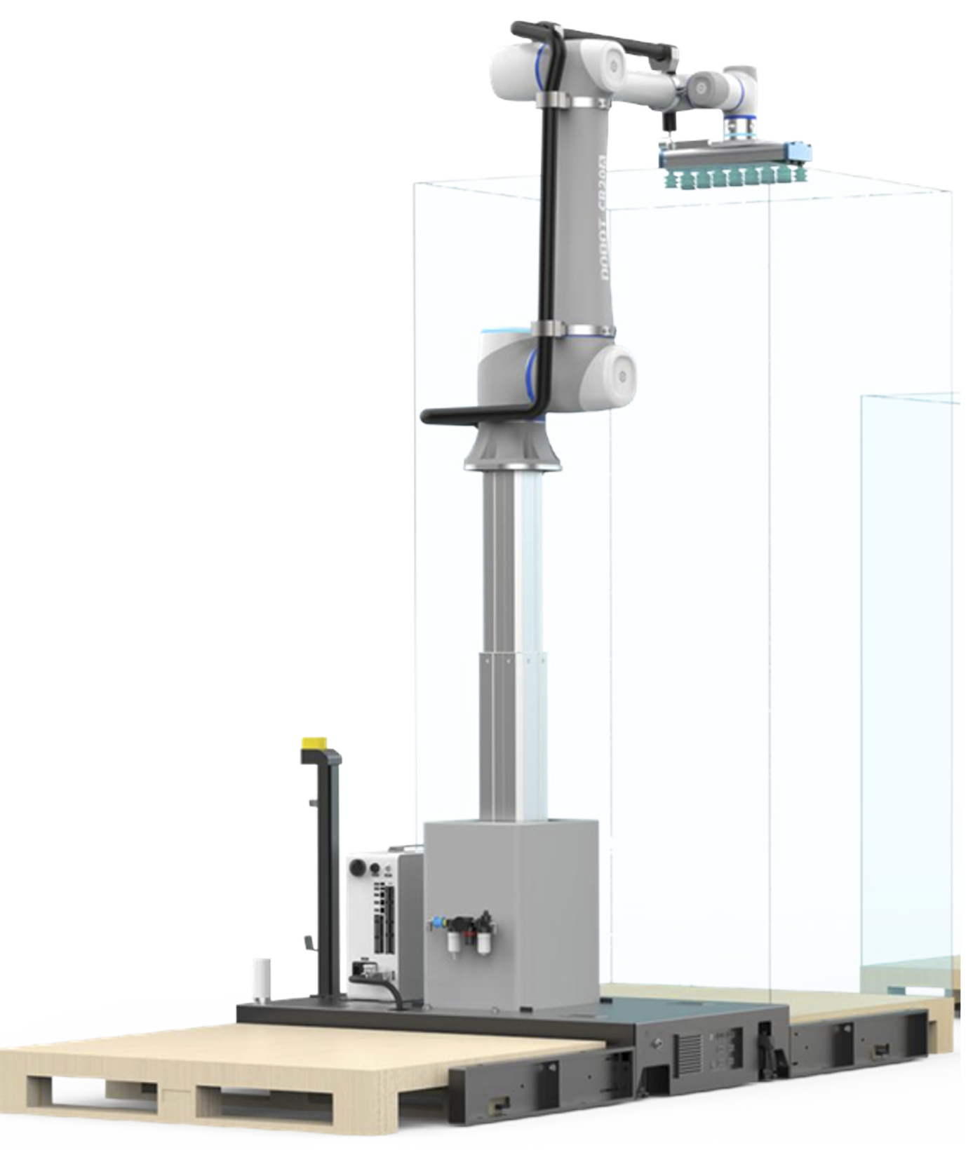 BRAZO ROBÓTICO TELESCÓPICO COLABORATIVO CR-20AV2 PARA PALETIZADO. ALTURA MÁXIMA DE 2100 MM, DISEÑADO PARA AUTOMATIZAR TUS PROCESOS CON SEGURIDAD, PRECISIÓN Y ALTA EFICIENCIA.