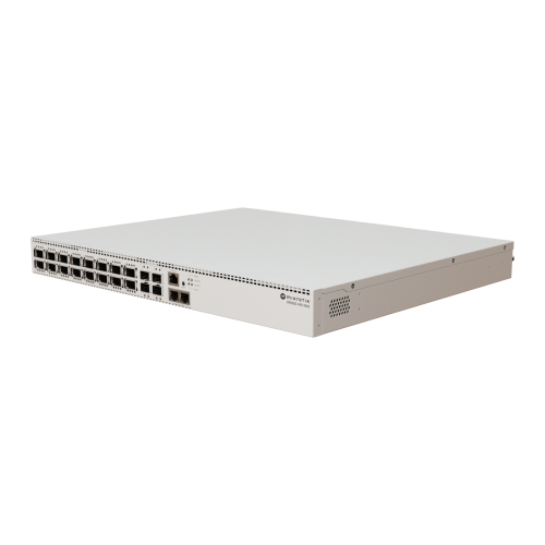 MIKROTIK CRS520-4XS-16XQ-RM Cloud Router Switch 520-4XS-16XQ-RM con 16 puertos 100 Gbps QSFP28