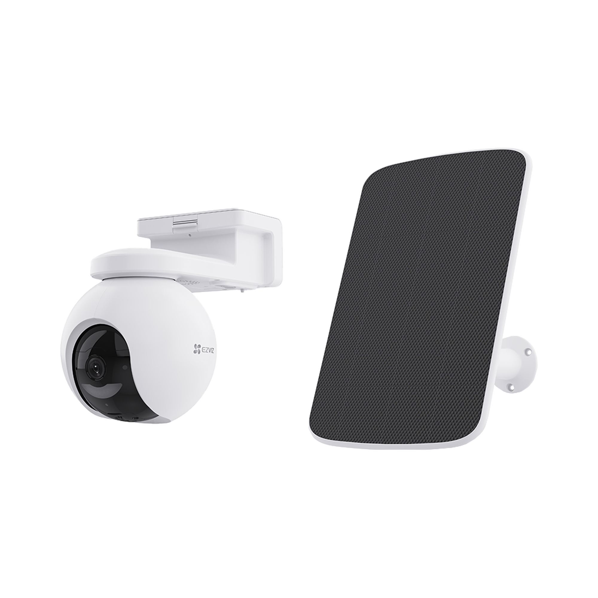 EZVIZ CS-CB8/SP Kit de Cámara de Batería Recargable 10400mAh y Panel Solar, Wi-Fi, Incluye 1 pieza de CS-CB8 y 1 Pieza de Panel Solar