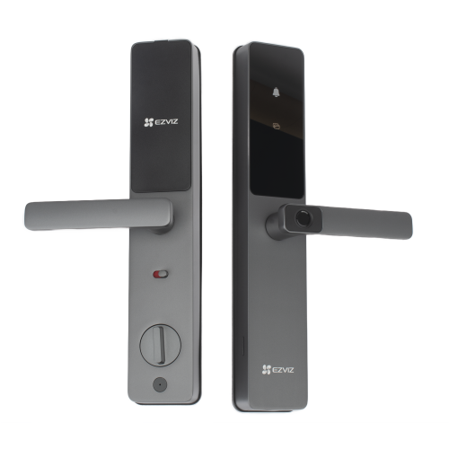 EZVIZ CS-DL05-R200 Cerradura Inteligente, Wi-Fi, Bluetooth, Códigos Temporales Para Visitantes, Lectura de Huella, Lectura de Tag, Contraseña, Botón para Timbrar, Apertura Remota, Alarma Anti-intrusión, No Requiere HUB