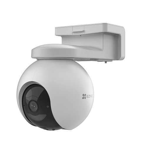 EZVIZ CS-EB8-4G Camara de Batería Recargable, 4G Multicarrier, Compatible con Panel Solar CS-CMT-SOLARPANEL-E conector Tipo C, Seguimiento Inteligente, Visión Nocturna a Color, Detección humana, Exterior Con Potección