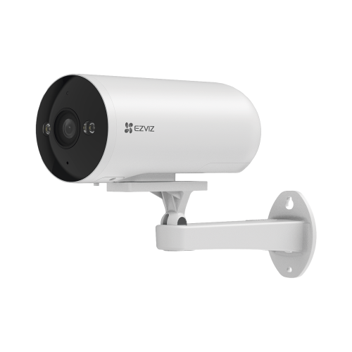 EZVIZ CS-H5/3MP/POE Cámara IP Exterior PoE, Color Night Vision, 3 Megapixel (2K), AI Detección Humana y Vehiculos, H.265, Vision Nocturna a Color, IP67, Audio Bidireccional, Luz y Sirena, Micro SD