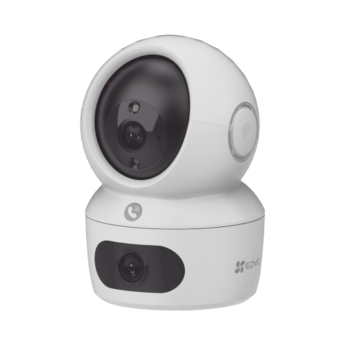 EZVIZ CS-H7C Cámara PT, Doble Lente (4 MP + 4MP), 4 Megapíxel, Wi-Fi, IA Detección Humana, Visión Nocturna a Color, Audio Bidireccional, Doble Banda 2.4, 5GHz, WiFi 6, Uso en Interior, Vision Nocturna Inteligente (Color 27/4)