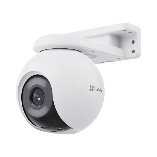 EZVIZ CS-H8X Cámara, PT, Wi-Fi, Preset, Patrol, ColorFULL Vision Nocturna, Resolución 4MP, Vista Panorámica 360°, Detección de Forma Humana/Vehículo AI