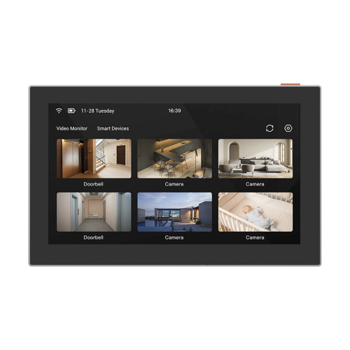 EZVIZ CS-SD7 Pantalla Inalámbrica, Con Batería Recargable 4600mAh, Wi-Fi, Ideal Para Escritorio o Pared, Vista en Vivo de Cámaras EZVIZ, Compatible con Videoportero CS-HP7 para ver Cámara y Apertura Remota, Audio de Dos Vías