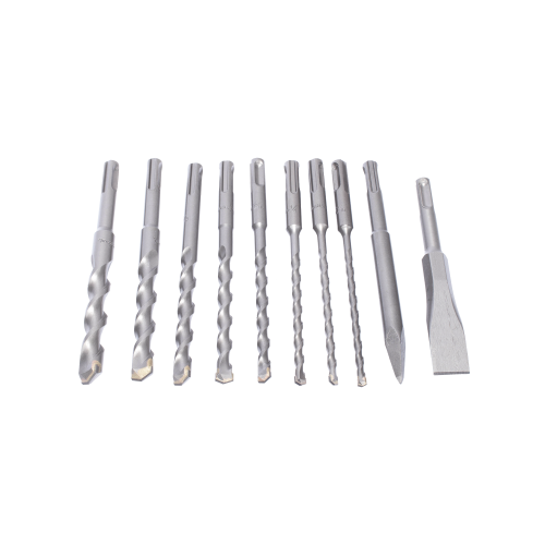 MAKITA D-45820 Juego con 10 piezas de brocas y cinceles SDS PLUS