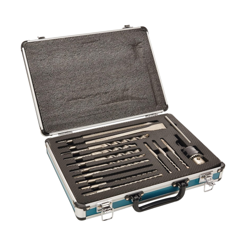 MAKITA D-71205 Juego de 14 piezas de Brocas, Cinceles y Broquero SDS Plus Makita