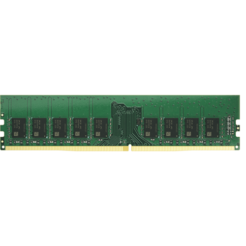 SYNOLOGY D4EC-2666-16G Módulo de Memoria DDR4 ECC Unbuffered DIMM | 16GB | 2666 MHz | Compatible con Series SA: SA3400D, SA3200D, Series UC: UC3400, UC3200, Series 21: RS4021xs+, RS3621xs+, RS3621RPxs, RS2821RP+, RS2421RP+, RS2421+, Series 19: RS1619xs