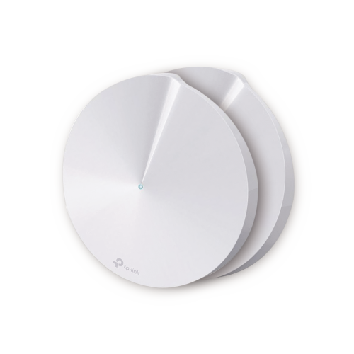 TP-LINK DECOM5-2PACK Kit 2 Routers Inalámbricos MESH Interior para Hogar, Doble Banda Wi-Fi 5 AC1300 Mbps, 2 Puerto Gigabit WAN/LAN, 4 Antenas Internas, Administración Mediante la App Deco (iOS, Android), Protección HomeCare