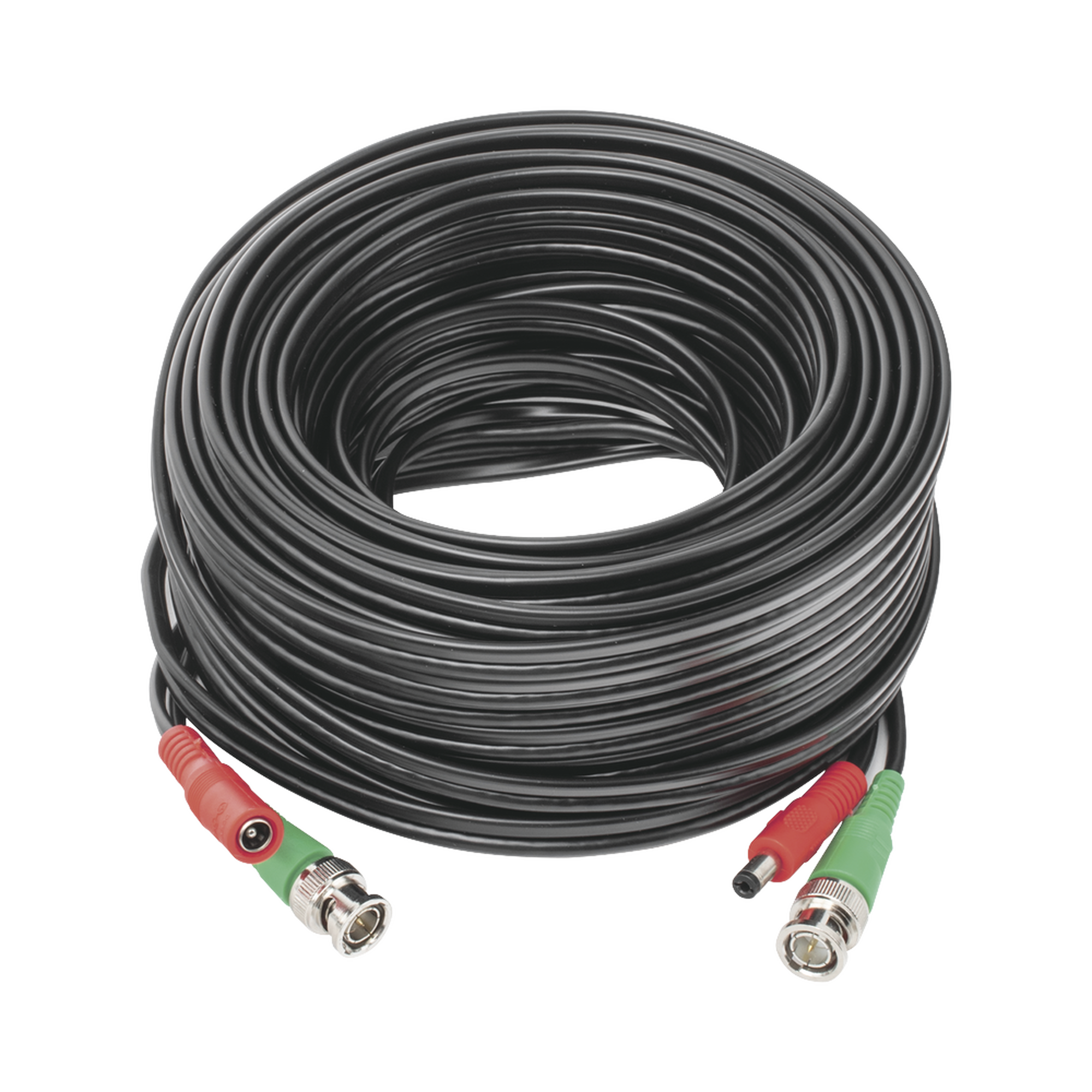 EPCOM POWERLINE DIY-20M-4K Cable coaxial ( BNC RG59 ) + Alimentación, SIAMÉS, 20 Metros, Aleación Cobre + Aluminio CCA, Para Cámaras 4K, Uso interior y exterior