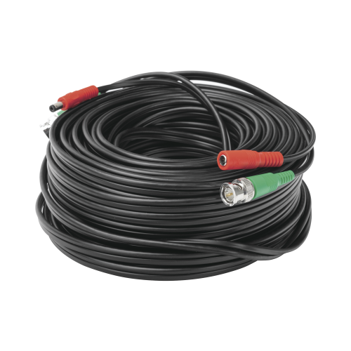 EPCOM POWERLINE DIY-30M-HD Cable coaxial ( BNC RG59 ) + Alimentación, SIAMÉS, 30 Metros, 100 % COBRE, Para Cámaras 4K, Uso interior y exterior