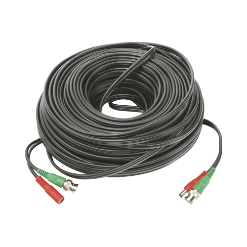 EPCOM POWERLINE DIY-50M-HD Cable coaxial ( BNC RG59 ) + Alimentación, SIAMÉS, 50 Metros, 100 % COBRE, Para Cámaras 4K, Uso interior y exterior