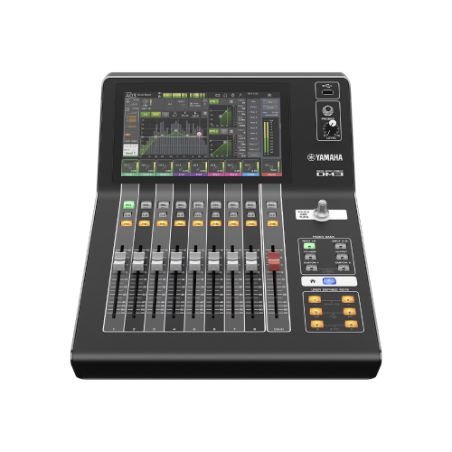 YAMAHA DM3 Mezcladora digital para grabación o en vivo 16 x 8 pantalla tactil 9″ con puertos Dante incorporado