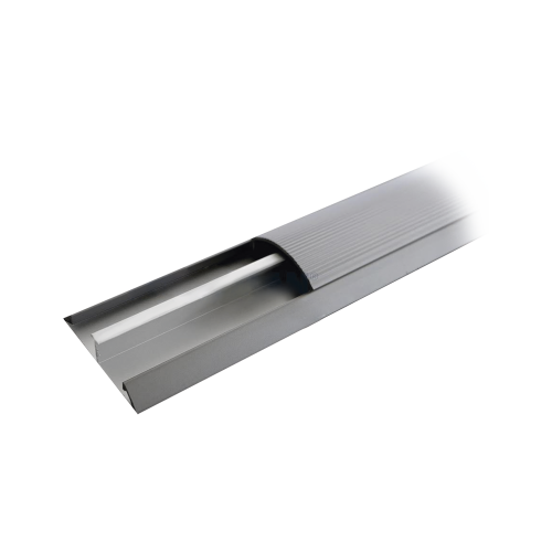 THORSMAN DMCTALUM Ducto de media caña de aluminio, tramo de 2.5m de largo (8801-80300)