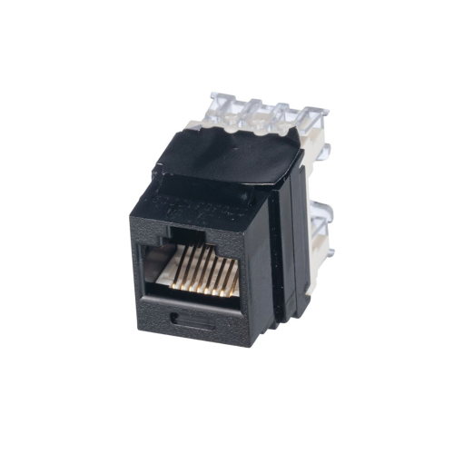 PANDUIT DRJ688TGBL Conector Jack RJ45 Cat6 de Repuesto, Estilo 110 (De Impacto), Para Patch Panel DP de Panduit