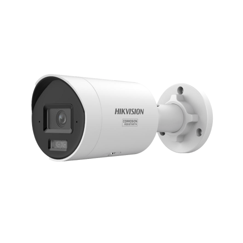 HIKVISION DS-2CD2067G3-LI2UY [Dual Light + ColorVu 3.0 + HikAI] Bala IP 6 Megapixel, Lente 2.8 mm, 40 mts IR + Luz Blanca, 2 Microfonos Integrados, Exterior IP67, WDR 130 dB, ACUSENSE 3.0, Metal, NEMA 4X, ACUSEARCH