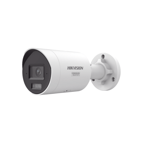 HIKVISION DS-2CD2087G3-LI2UY [Dual Light + ColorVu 3.0 + HikAI] Bala IP 8 Megapixel, Lente 2.8 mm, 40 mts IR + Luz Blanca, 2 Microfonos Integrados, Exterior IP67, WDR 130 dB, ACUSENSE 3.0, Metal, NEMA 4X, ACUSEARCH
