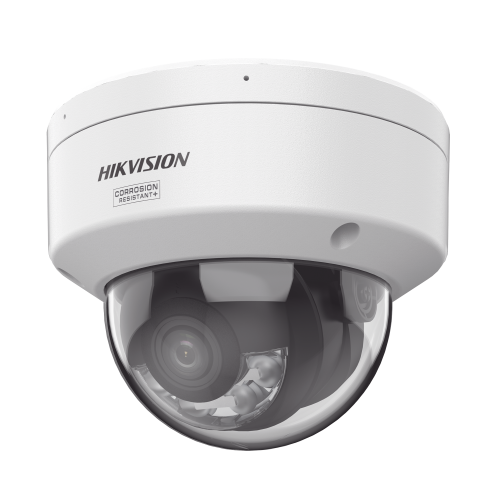 HIKVISION DS-2CD2167G3-LIS2UY [Dual Light + ColorVu 3.0 + HikAI] Domo IP 6 Megapixel, Lente 2.8 mm, 30 mts IR + Luz Blanca, 2 Microfonos Integrados, Exterior IP67, WDR 130 dB, ACUSENSE 3.0, Metal, NEMA 4X, ACUSEARCH