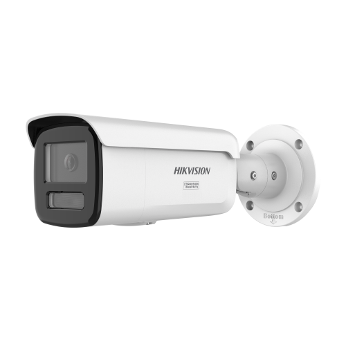 HIKVISION DS-2CD2T67G3-LIY [Dual Light + ColorVu 3.0 + HikAI] Bala IP 6 Megapixel, Lente 4 mm, 60 mts IR + Luz Blanca, Exterior IP67, WDR 130 dB, ACUSENSE 3.0, Metal, NEMA 4X, ACUSEARCH