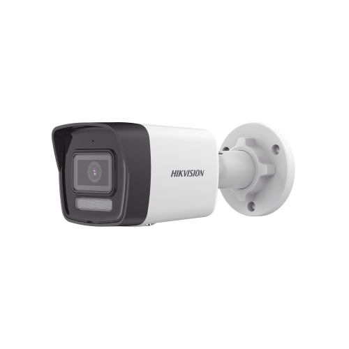 HIKVISION DS-2CD3041G2-LIUF [Dual Light] Bala IP 4 Megapixel, Lente 2.8 mm, 30 mts IR + 20 mts Luz Blanca, Micrófono Integrado, Exterior IP67, H.265, PoE, ONVIF, Micro SD