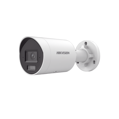 HIKVISION DS-2CD3047G3-LIU Bala IP 4 Megapixel, Lente 2.8 mm, Dual Light (40 mts IR + 40 mts Luz Blanca), Darkfighter S, Microfono Integrado, Exterior IP67, WDR 130 dB, 4 Analíticos: AcuSense, Deteccion Facial, Conteo de Personas por Cruce y Zona