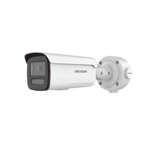 HIKVISION DS-2CD3T87G3-LISU Bala IP 8 Megapixel, Lente 4 mm, Dual Light (60 mts IR + 60 mts Luz Blanca ), Darkfighter S, Exterior IP67, WDR 130 dB, 4 Analíticos: AcuSense, Deteccion Facial, Conteo de Personas por Cruce y Zona