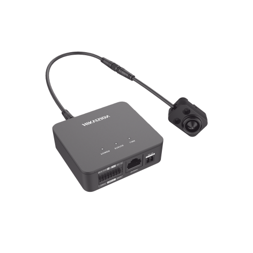 HIKVISION DS-2CD6425G1-20 Pinhole IP 2 Megapixel, Lente 3.7 mm, 2 Mts Cable, PoE, Ideal para Cajeros Automáticos (ATM), WDR, Micro SD, Cámara Tipo Block