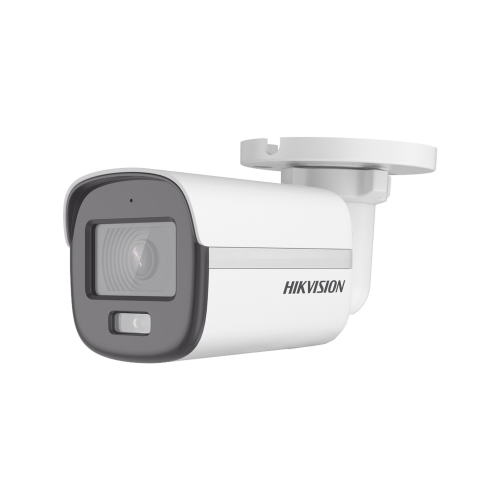 HIKVISION DS-2CE10KF0T-FS [ColorVu] Bala TURBOHD 3K (5 Megapixel), Lente 2.8 mm, Micrófono Integrado, Luz Blanca 20 mts, Exterior IP67, dWDR, 4 Tecnologías
