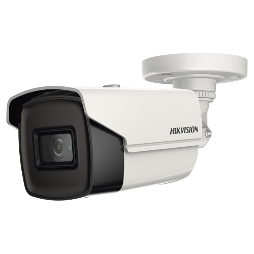 HIKVISION DS-2CE16U0T-IT3F Bala TURBOHD 4K (8 Megapixeles), Gran Angular 102º, Lente 2.8 mm, Exterior IP67, IR EXIR 60 mts, dWDR