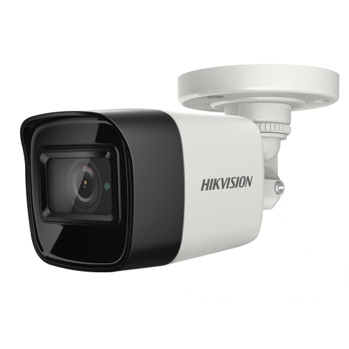 HIKVISION DS-2CE16U0T-ITF Bala TURBOHD 4K (8 Megapixel), Gran Angular 102°, Lente 2.8 mm, Exterior IP67, IR EXIR 30 mts, dWDR, Metal