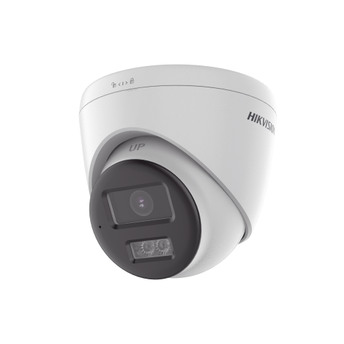 HIKVISION DS-2CE78U0T-LTS [Audio Bidireccional + Dual Light + ColorVu] Turret TURBOHD 4K (8 Megapixel), Lente 2.8 mm, 40 mts IR EXIR + 40 mts Luz Blanca, Micrófono y Bocina Integrado, Exterior IP67, dWDR