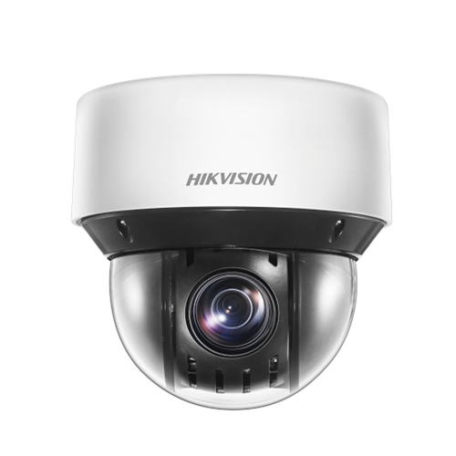 HIKVISION DS-2DE4A425IWG-E Mini Domo IP PTZ 4 Megapixel, 25X Zoom, 50 mts Luz Infrarroja Inteligente (Visión Nocturna), Autoseguimiento, WDR 120 dB, PoE+, IP66, Ultra Baja Iluminación, MicroSD