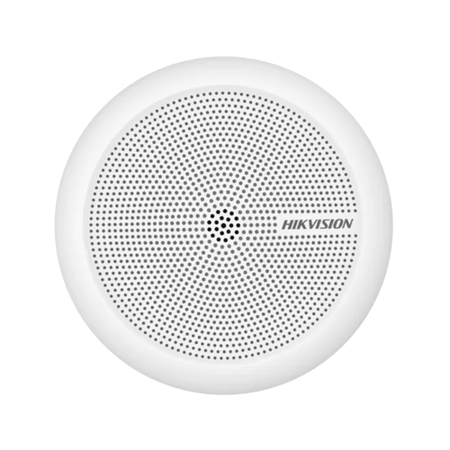 HIKVISION DS-2FP2061 Micrófono Omnidireccional (360°), Uso en Interior, Preamplificado para CCTV, Cancelación de Ruido Ambiental, Uso en Techo – Pared – Escritorio, Alcance de 5 Metros