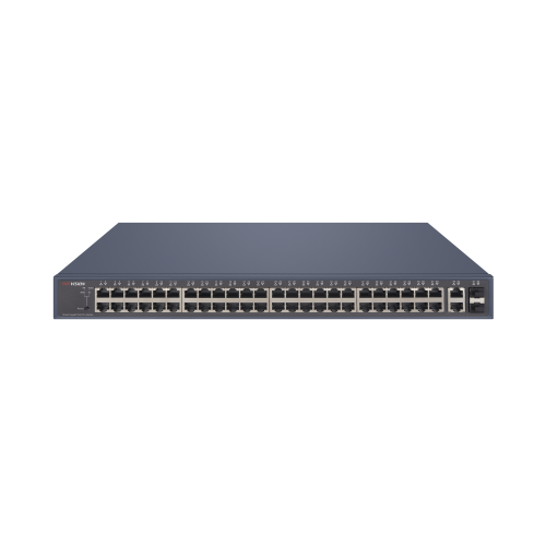 HIKVISION DS-3E1552P-SI Switch PoE+, Administrable, 48 Puertos 1000 Mbps PoE+, 2 Puertos 1000 Mbps Uplink, 2 Puertos SFP, 470 Watts