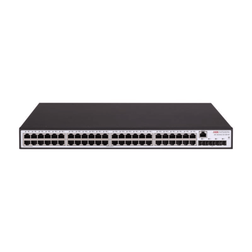 HIKVISION DS-3E2552-HI-48T4F Switch Gigabit, Administrable, 48 Puertos 1000 Mbps, 4 Puertos SFP, Configuración Nube Hik-PartnerPro, Soporta IGMP