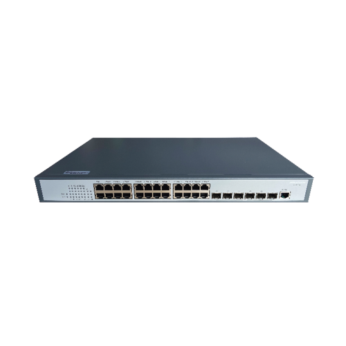 HIKVISION DS-3E3730 Switch Core Gigabit, Administrable Capa 3, 24 Puertos 1000 Mbps, 6 Puertos SFP+ 10 G de Uplink, IGMP, VLAN, GRMP
