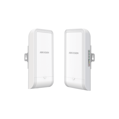 HIKVISION DS-3WF1000-EI-2N Kit de Punto de Acceso (AC) PTP y PTMP en 2.4 GHz, Hasta 300 Mbps, Antena de H: 60°, MIMO 2X2, 7 dBi de Ganancia, Uso en Exterior (IP55), Administración Gratuita desde la Nube